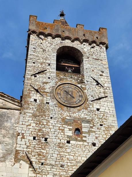 Il campanile della chiesa di Santo Stefano a Serravalle Pistoiese